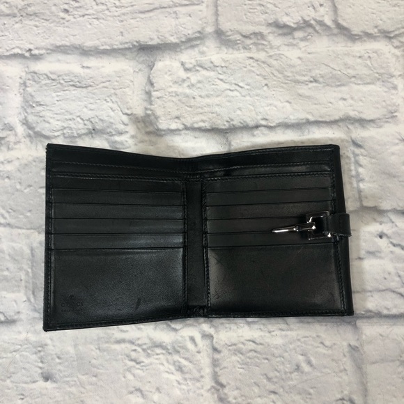 Gucci Authentic Vintage canvas & leather wallet Jackie O Monogram logo clutch - Picture 10 of 16